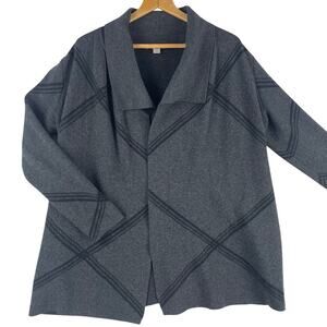 Royal Robbins All Season Merino Cardigan Womens SZ M Charcoal Open Front
